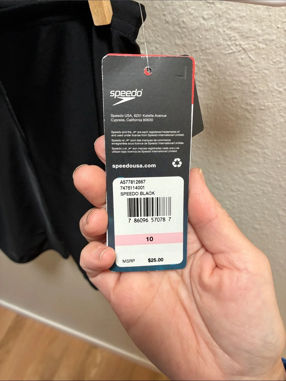 Speedo slim fit